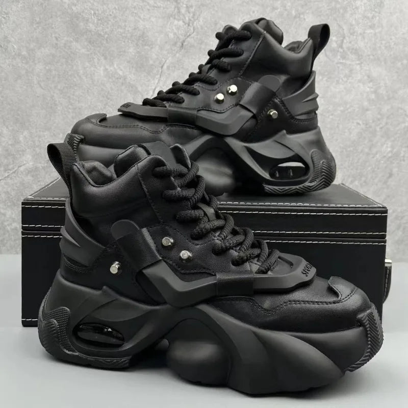Shoes for Mens Fashion Casual Sports Men's Shoes High Quality Soft Sole Non Slip Comfort High-top Men Sneakers Zapatillas Hombre