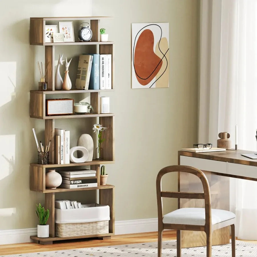 6Tier Bookcase with AntiTipping Kit