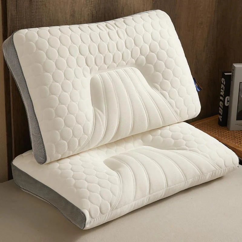 Latex filled pillow pillow pillow sleep pillow neck pillow deep sleep sleep aid pillow massage