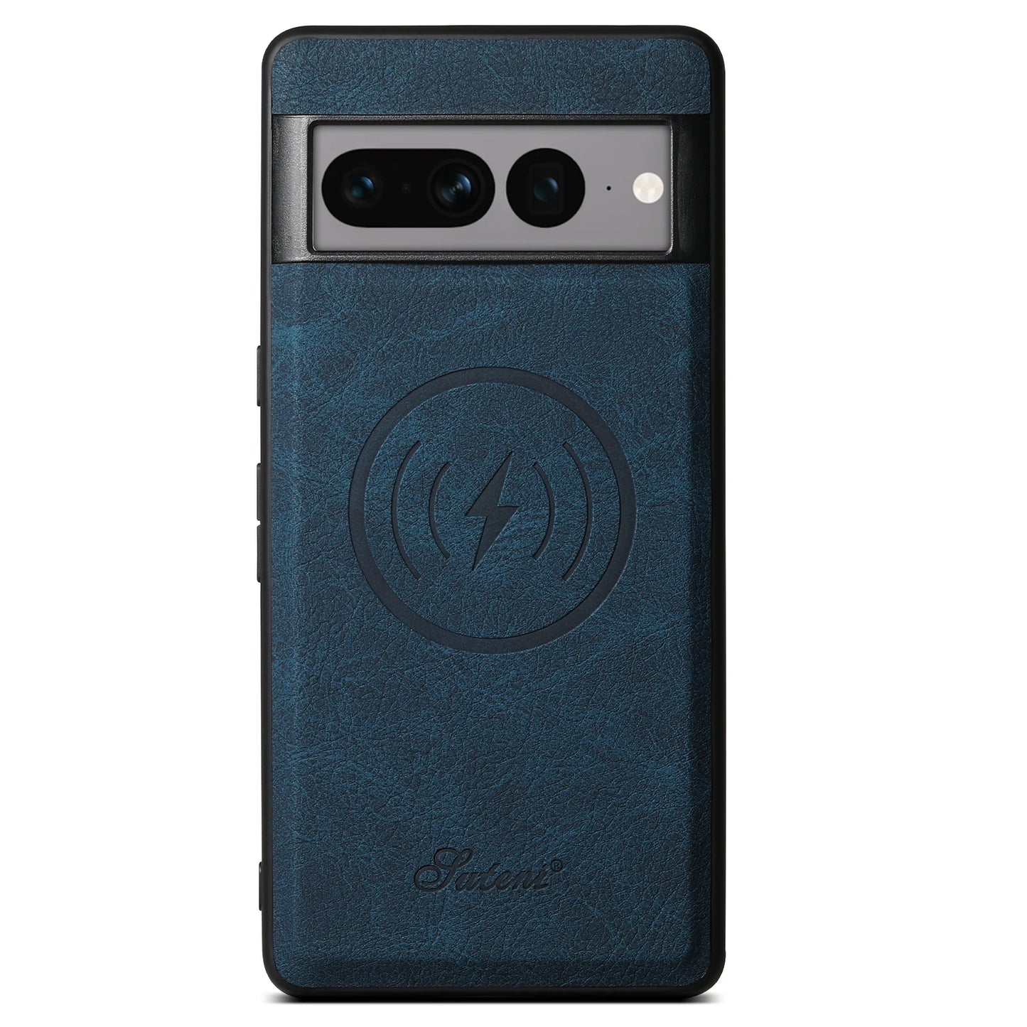 SUTENI Luxury PU Leather Phone Case Magnet Wireless Charging Frosted Feel For Google Pixel 9XL 8Pro 7A 7P 7 6A 6P 6
