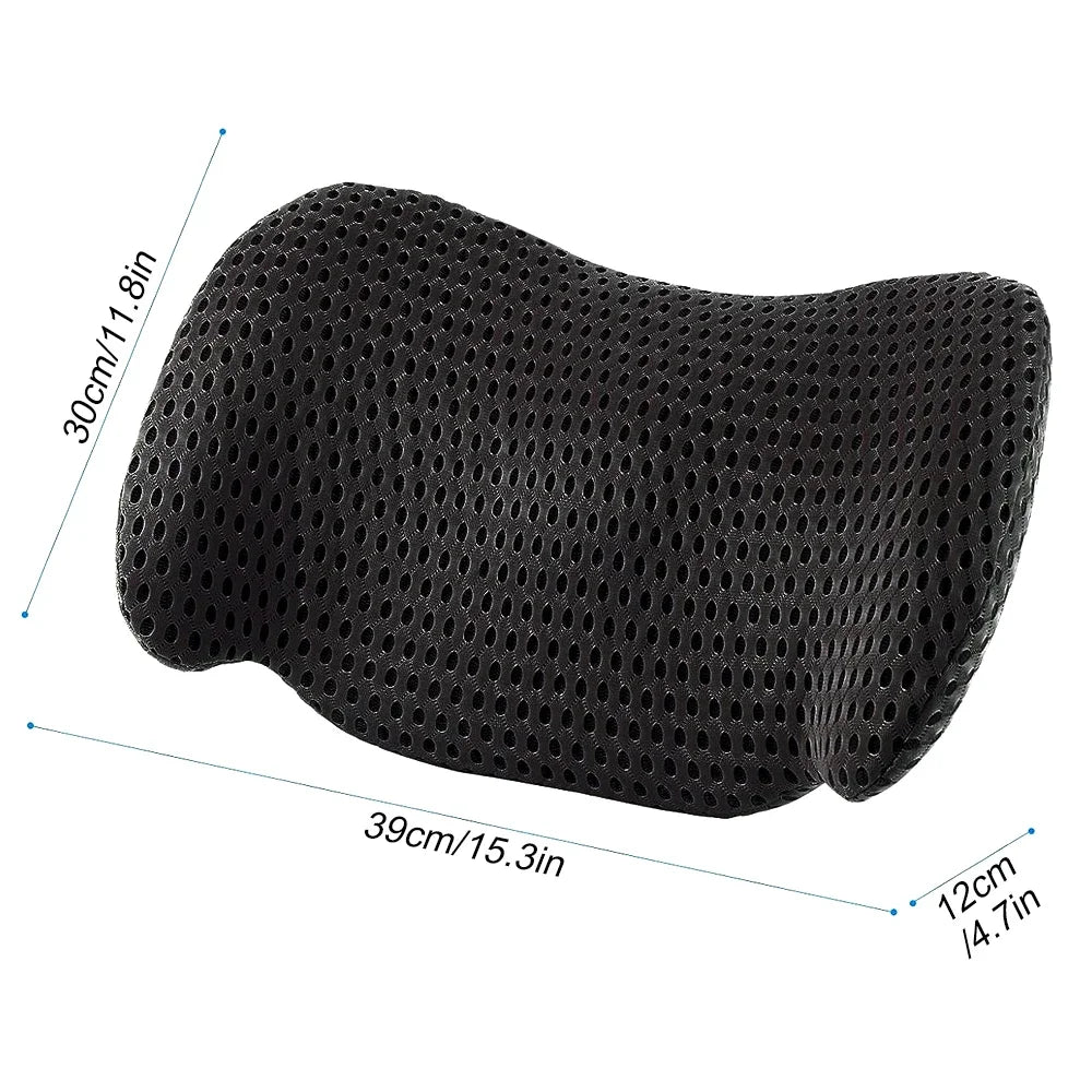 Memory Foam Lumbar Support Pillow for Lower Back Pain Relief for Car Seats, Office Chairs, Gaming Consoles,Sofas,Recliners,Beds