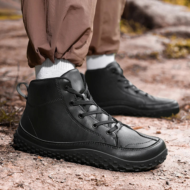 boots men walking boots Wide-Toe-Box Barefoot Shoes for Men hiking boots men Comfortable botas casual shoes men mountain boots