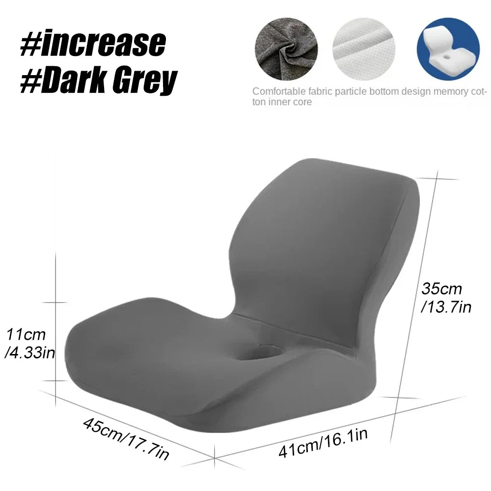 1Pcs Seat Cushion for Office Chairs - Momery Foam Chiar Cushion for Tailbone Pain Relief,Back Pain,Long Sitting Pressure Relief