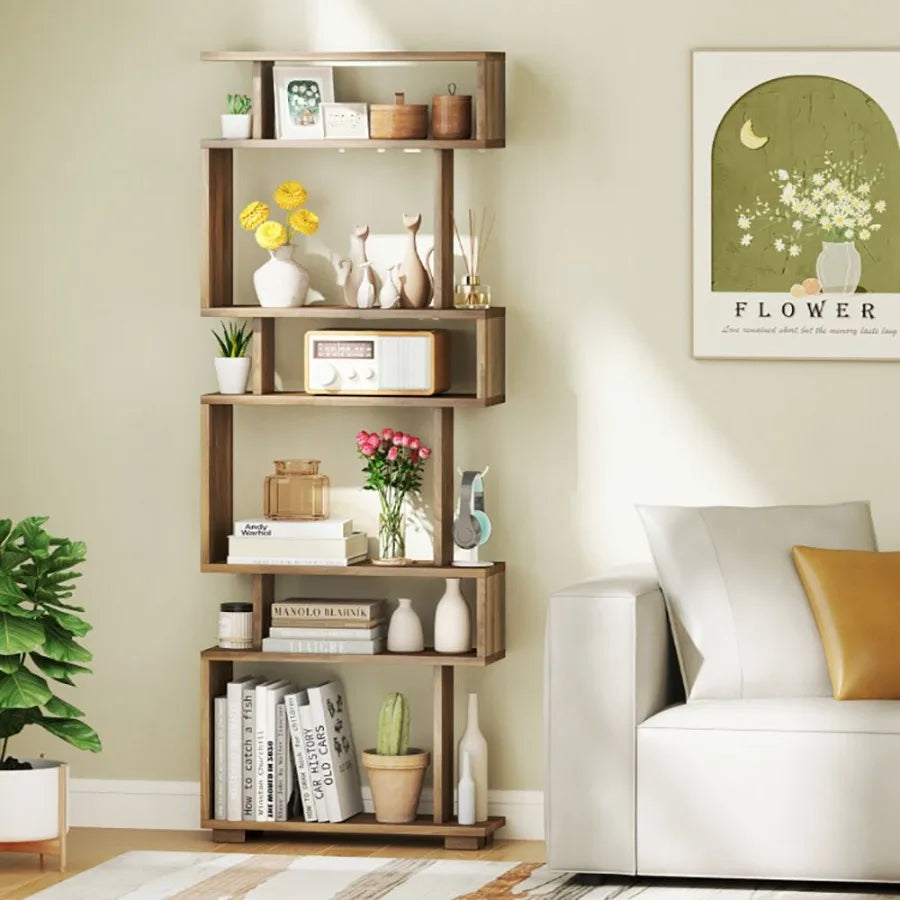 6Tier Bookcase with AntiTipping Kit