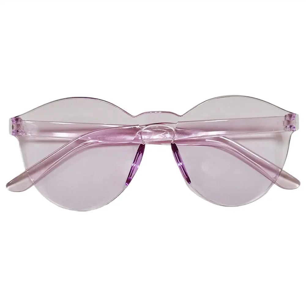 One-piece Frameless Sunglasses Women  Fashion Gradient  Sun Glasses Trending Eyewear