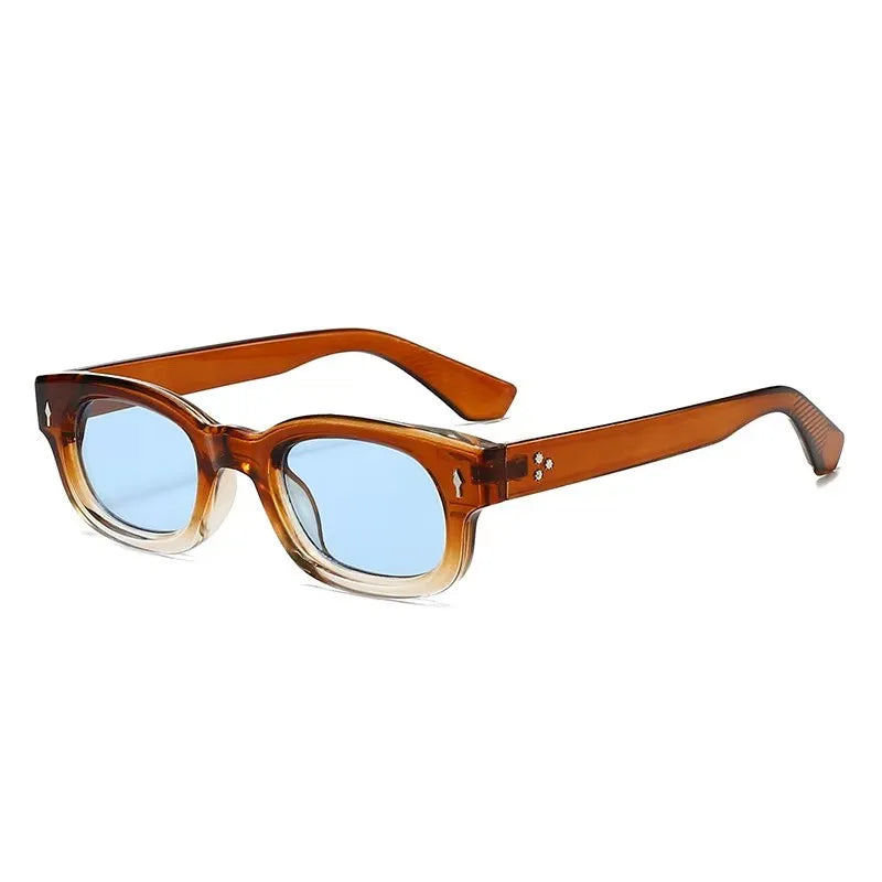 SO&EI Fashion Women Square Sunglasses Retro Punk Trending Shades UV400