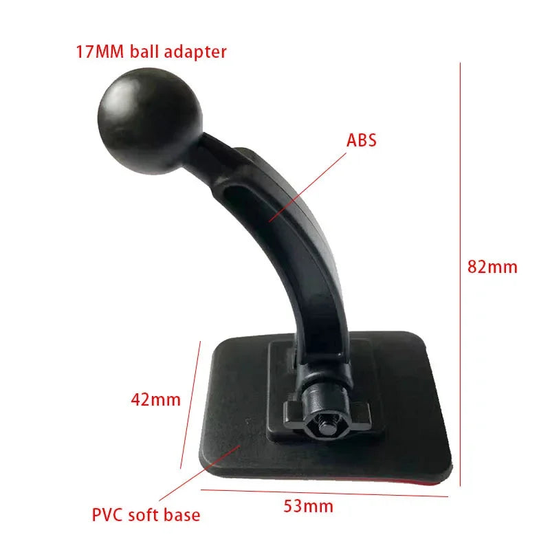 Glue Sticker 13mm 15mm 17mm Ball Head For Magnetic Car Phone Holder GPS Support Stand Mount Hook 360 Rotation Bracket Base