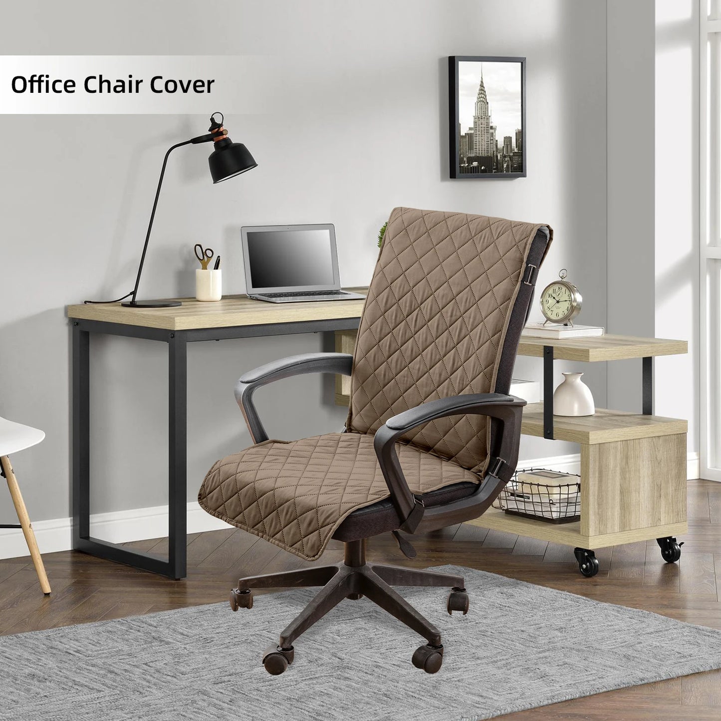 1pc Waterproof,Oil-Proof And Dust-Proof Chair Covers For Office Chairs,All-Season Universal Diamond-Grid Chair Cushions