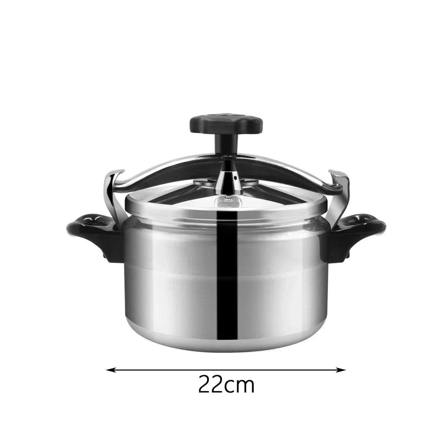 Pressure Canner Cooker Hot Cooking Safety Lock with Secure Knob Cookingfor All Hob Types Universal Easy to Deep Pressure Pan