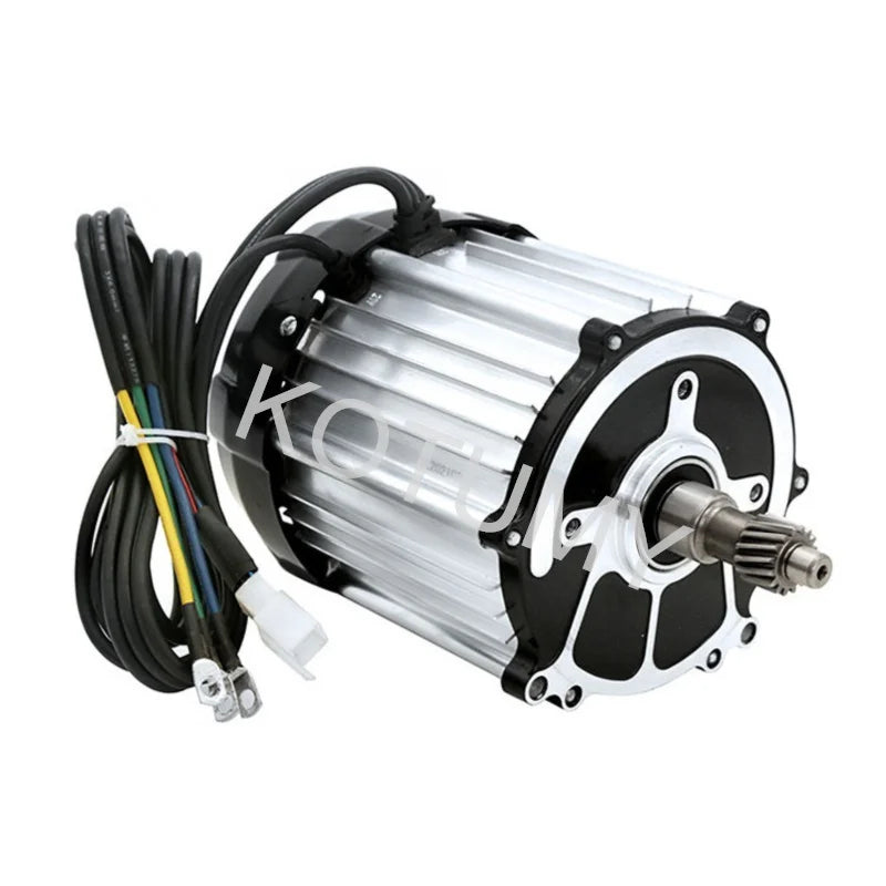 KOTUMY 48V 60V 72V 1500W 1800W Brushless Motor Without Gearbox Electric Car High Power Water Battery Electric Tricycle Motor