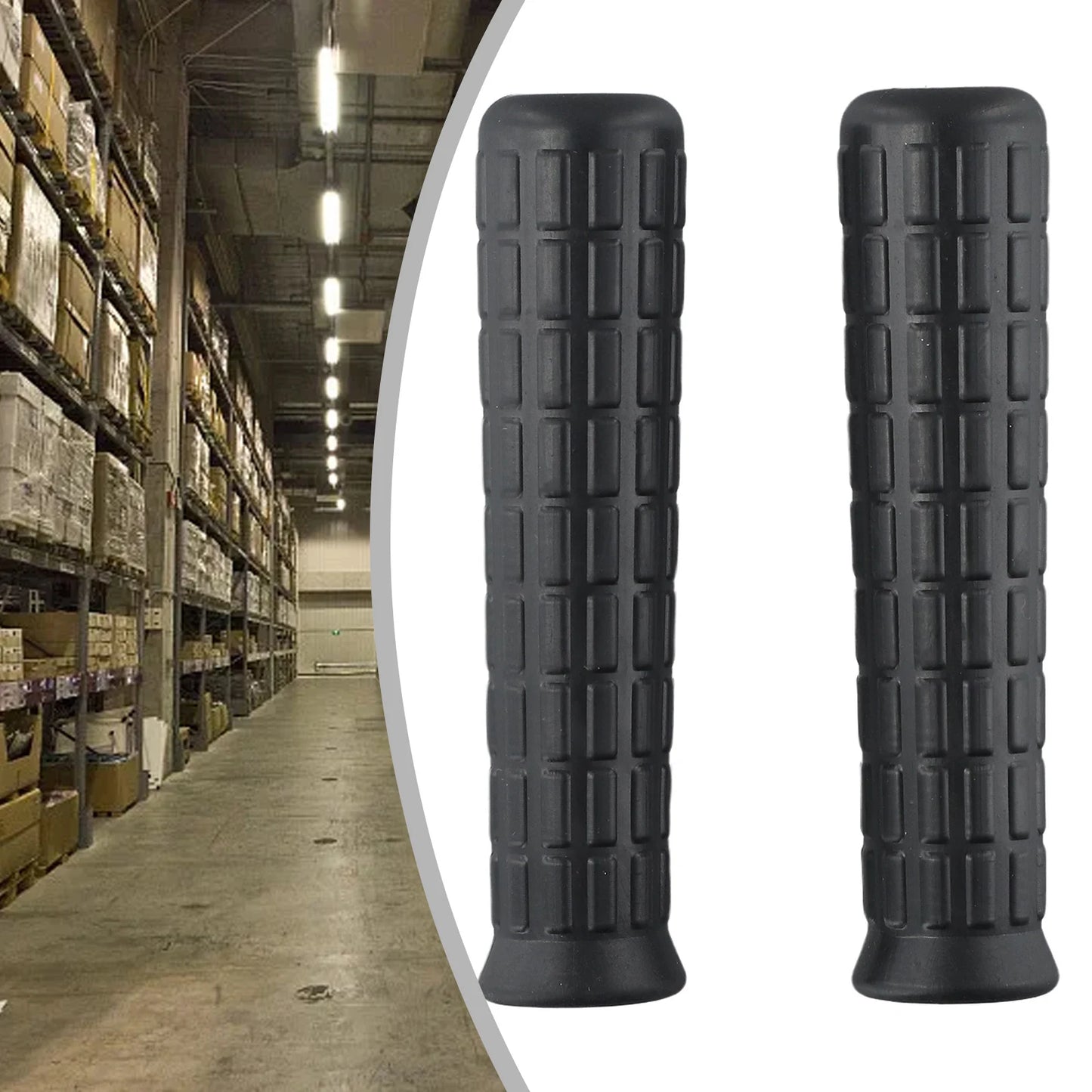 Wheelbarrow Rubber Handles Comfort Durable Grips Handlebar Non Slip Plastic Replacement Universal High Quality