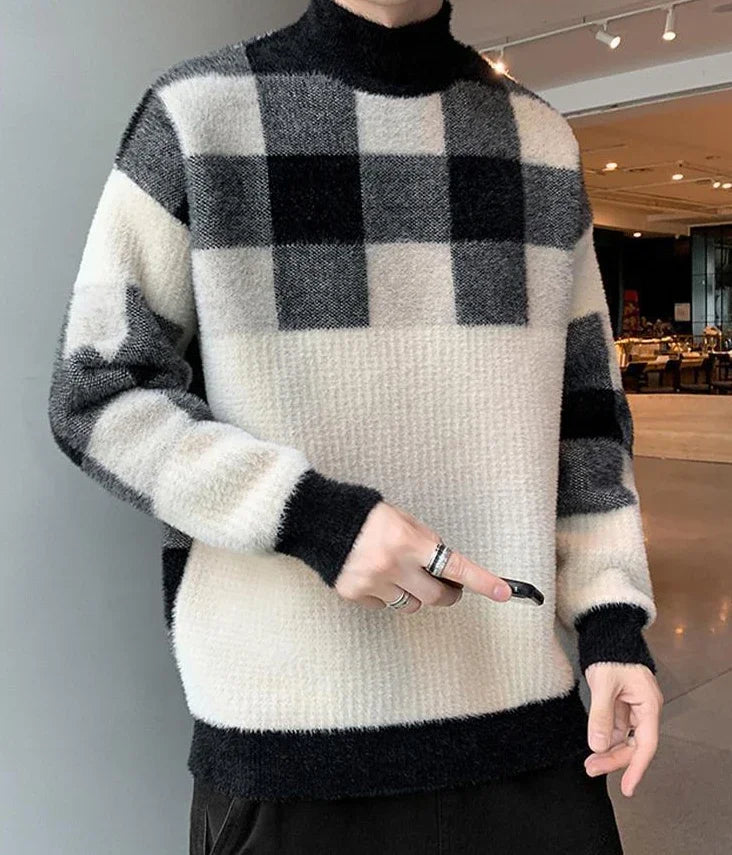 Pullovers Male Long Sleeve Autumnr and Winter Korean Style Knitwear Harajuku Clothing Deals 2025 Y2k Top Men's Knit Sweater