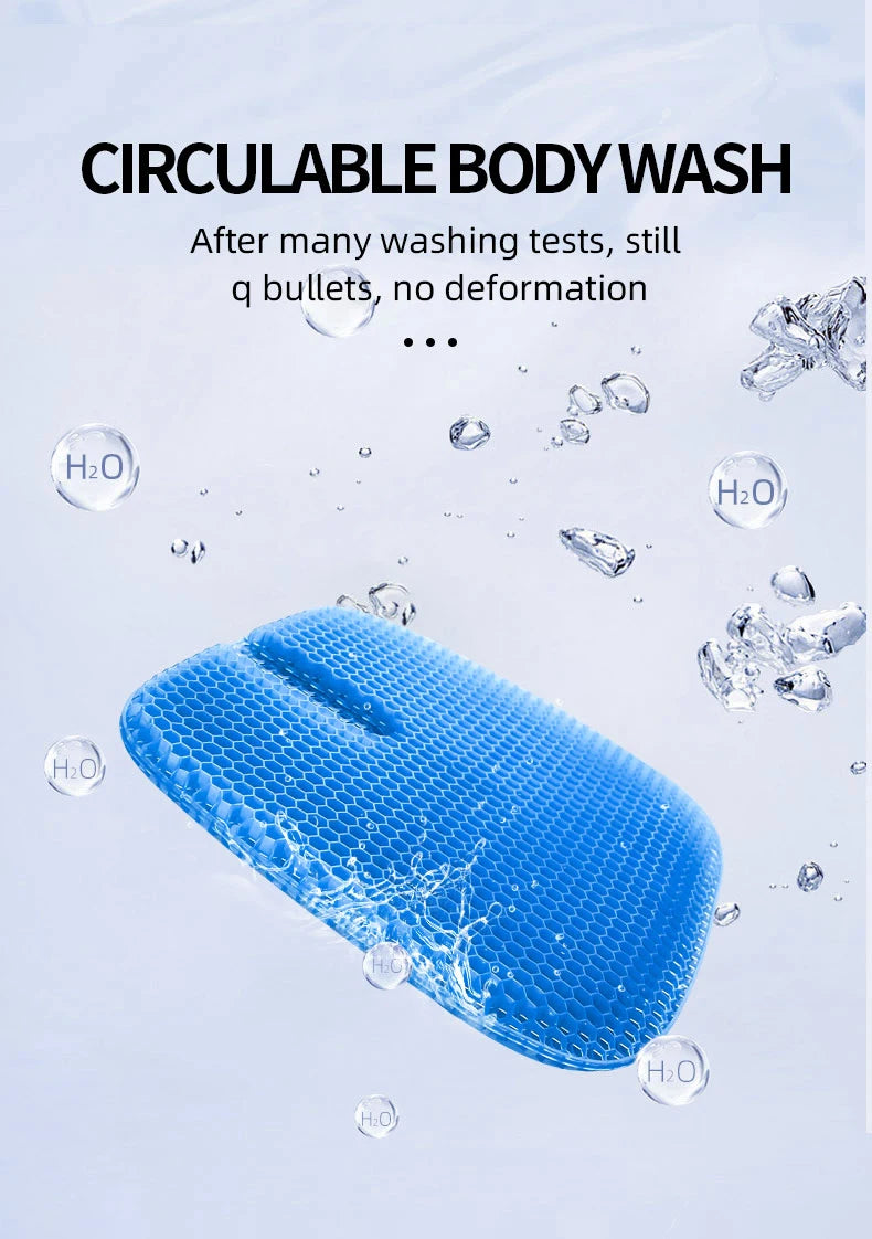 Car Seat Honeycomb Gel Seat Office Seat Four Seasons Universal Silicone Breathable Student Seat Car Seat Honeycomb Gel Seat Offi
