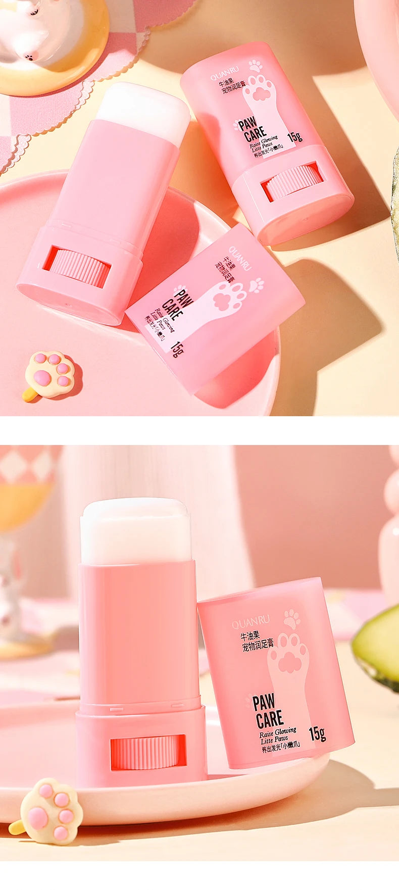 Pet paw care cream, rich in natural plant ingredients, gentle moisturizing, alcohol free, pet care moisturizing cream