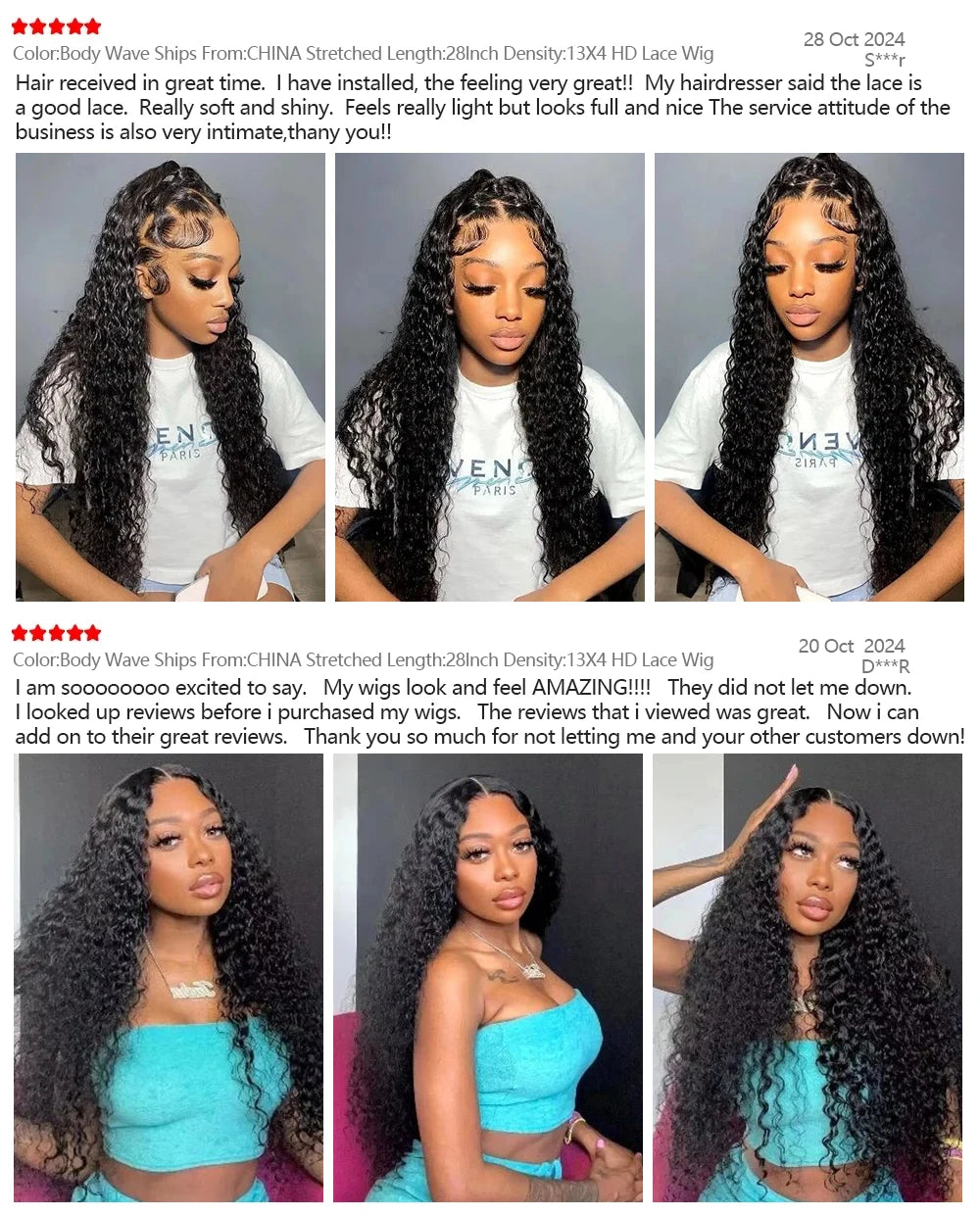 46 Long Inch Deep Wave Wig 13x4 13x6 HD Lace Frontal Pre Plucked Brazilian Natural Black Curly Wave Human Hair Wigs For Women