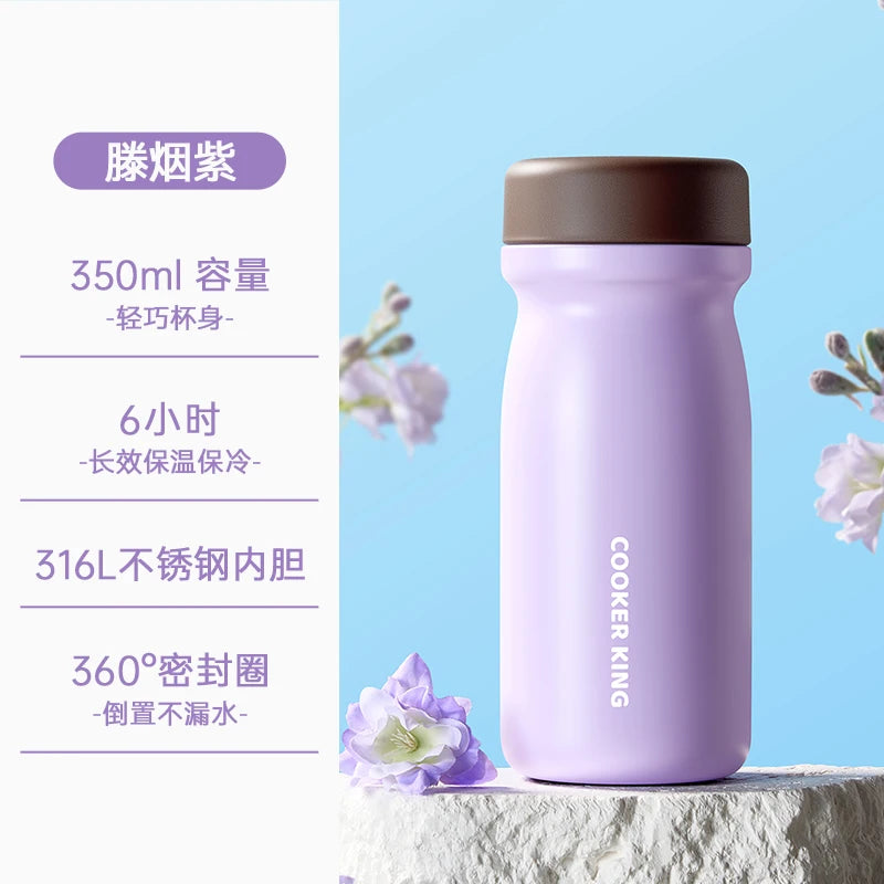 COOKER KING Leakproof Thermos for Travel Commuting Office Use Keep Your Beverages at Desired Temperature Stainless Stee
