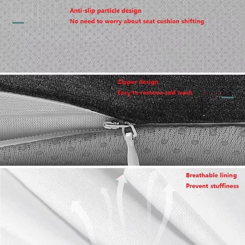 Thailand Natural Latex Cushion Relieve Sore Buttocks Floor Cushions Car Seat Cushions Office Chair Cushion Cojines Silla Cojin