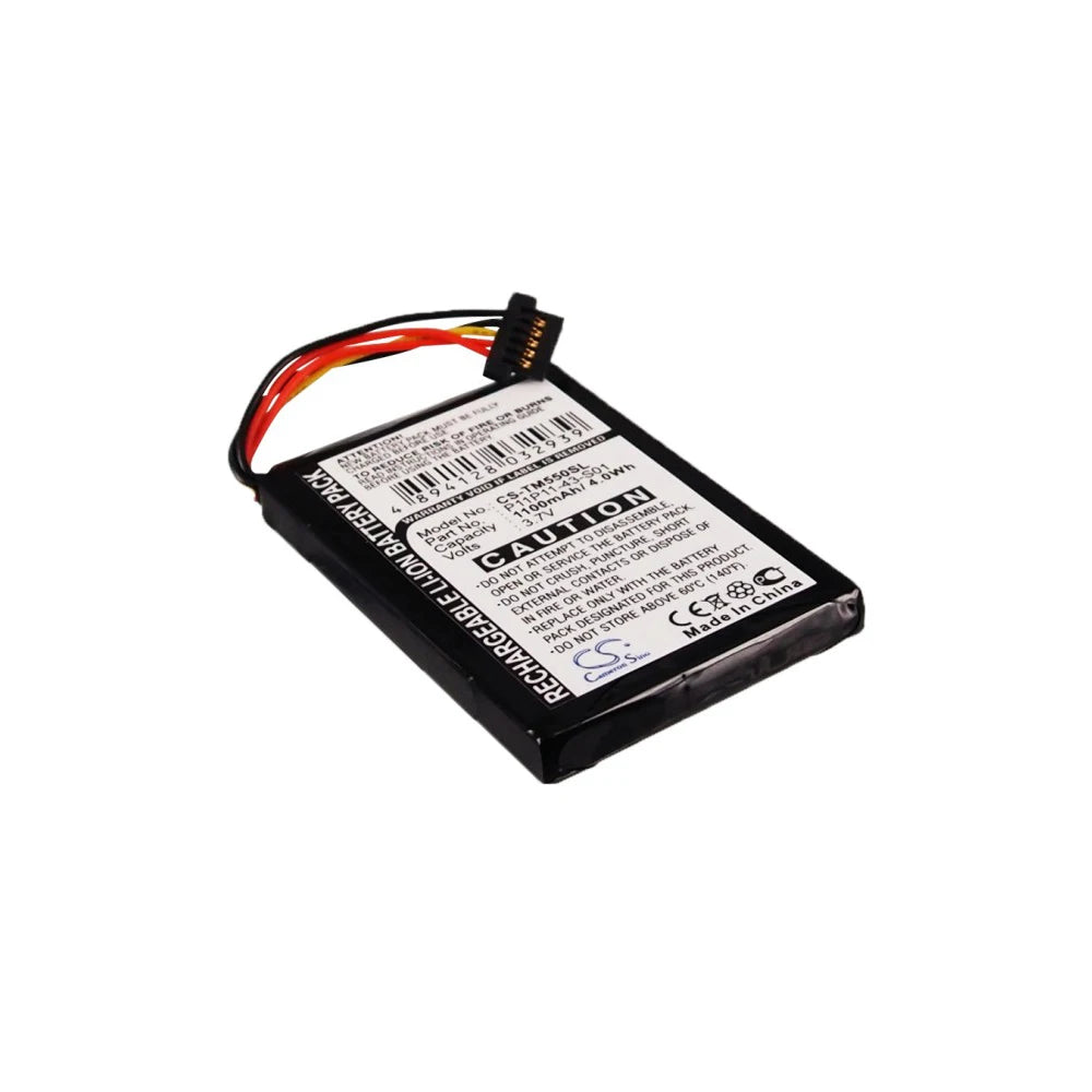 Cameron Sino GPS, Navigator Battery For TomTom Go 550 Live 8CP5.011.11 Part Number For TomTom P11P11-43-S01 Capacity 1100mAh