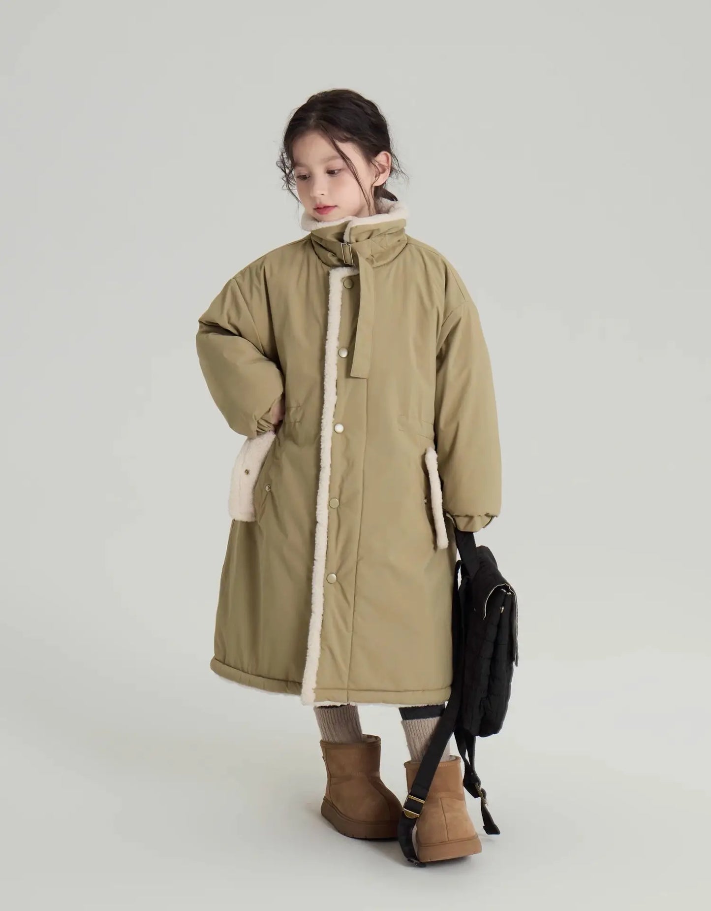 New Cotton Clothes, Thickened Warm Cotton Clothes in Autumn and Winter, Lamb Wool Workwear Coat, Warm Coat