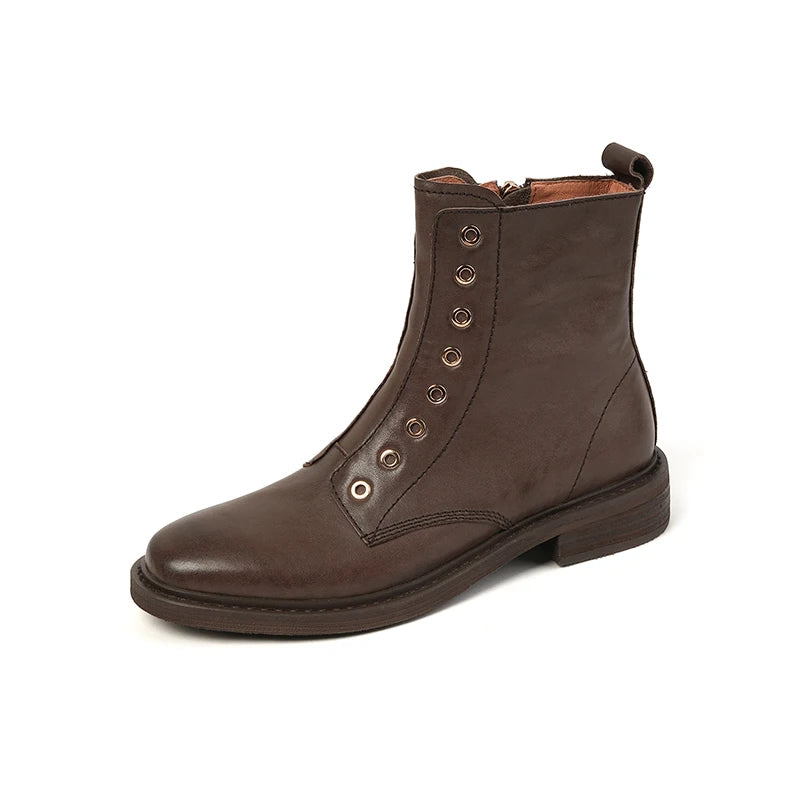 Ods Chelsea Boots High-top Boots Wear-resistant Breathable Fashion Trend Versatile Round Toe Casual Non-slip Spring and Autumn