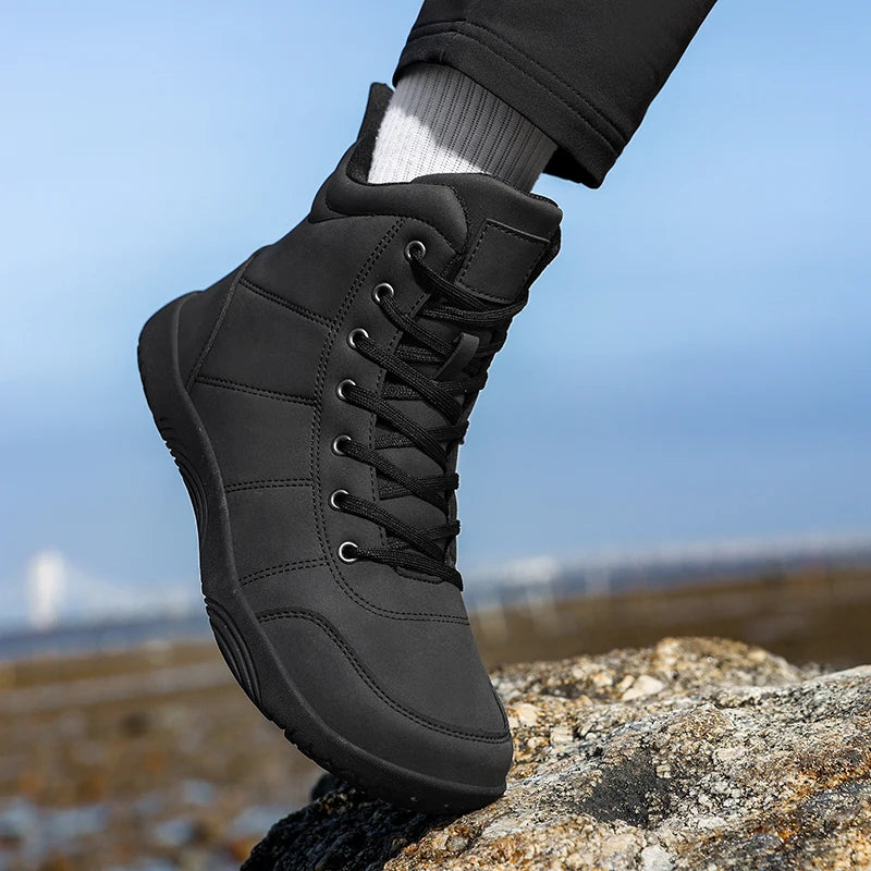 boots men outdoor walking shoes Wide-Toe-Box Barefoot Shoes for Men boots men flats Comfortable casual shoes men mocassin