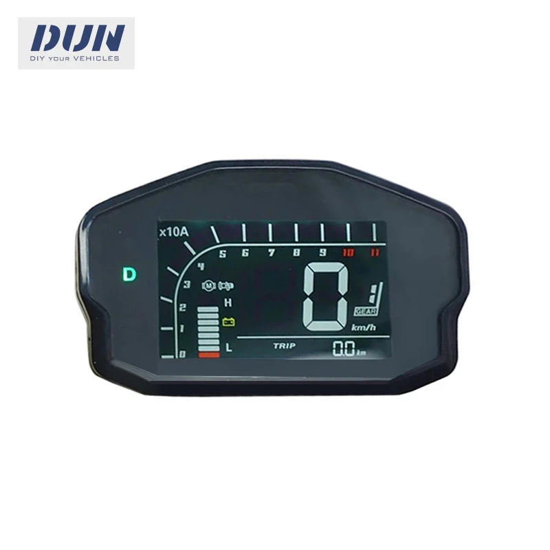 QS138 4KW 90H 72V peak 13KW Mid-Drive Motor with EM260s and DKD Display T08 ThrottleFor Light Motorcycle Dirtbike Moped