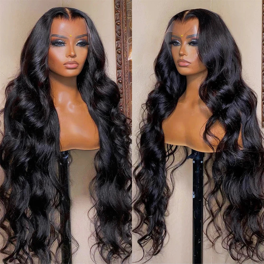 180 Density 36 38Inch Wig Human Hair For Women 13x4 Body Wave Lace Front Wig 13x6 Body Wave Lace Frontal Wig Brazilian Hair