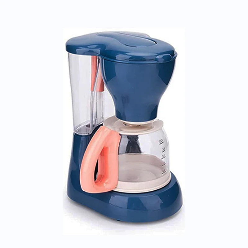 Kitchen Home Appliances Kids Pretend Play Set Toy Household Coffee Maker Mixer Toaster Vacuum Cleaner Playset for Children Gifts