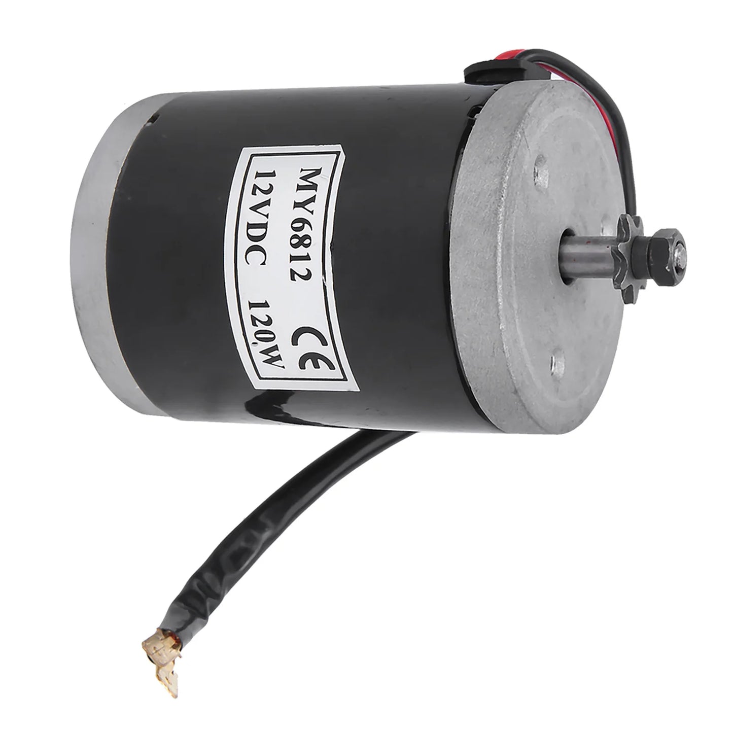 Brushed Motor MY6812 12V 120W High Speed Small Brush Motor with Belt Pulley Electric Scooter E Bike Accessory Bike Brushed Motor