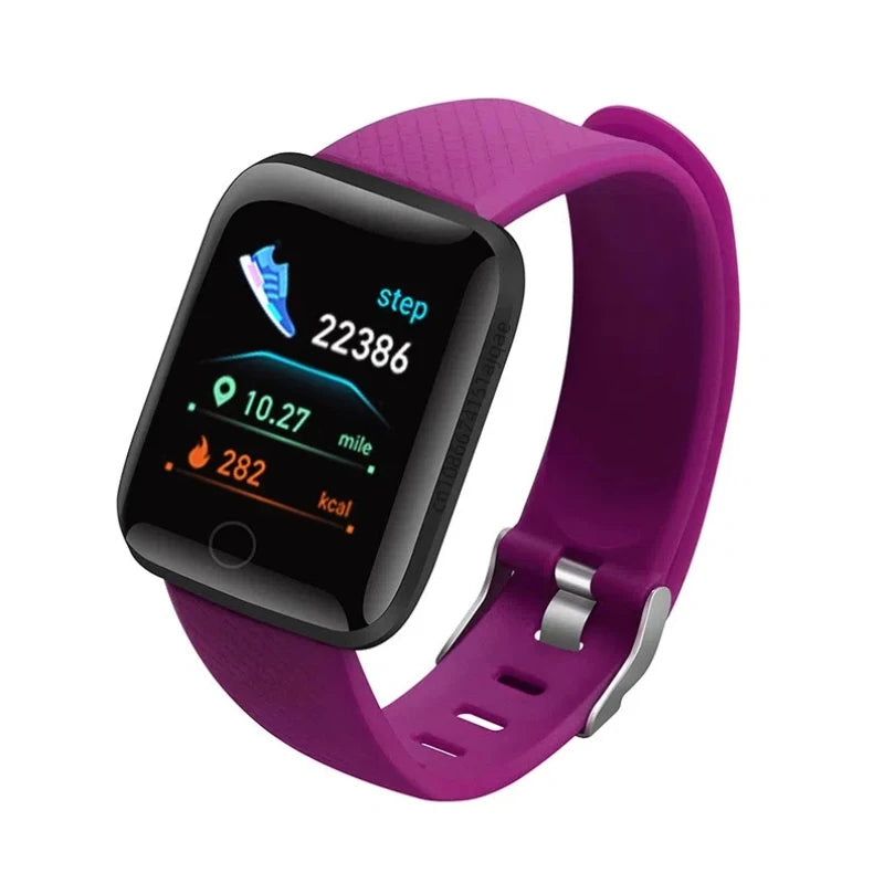 Smart Fitness Tracker Bracelet with Color Screen Health Reminders Exercise Step Counting Intelligent Information Notifications