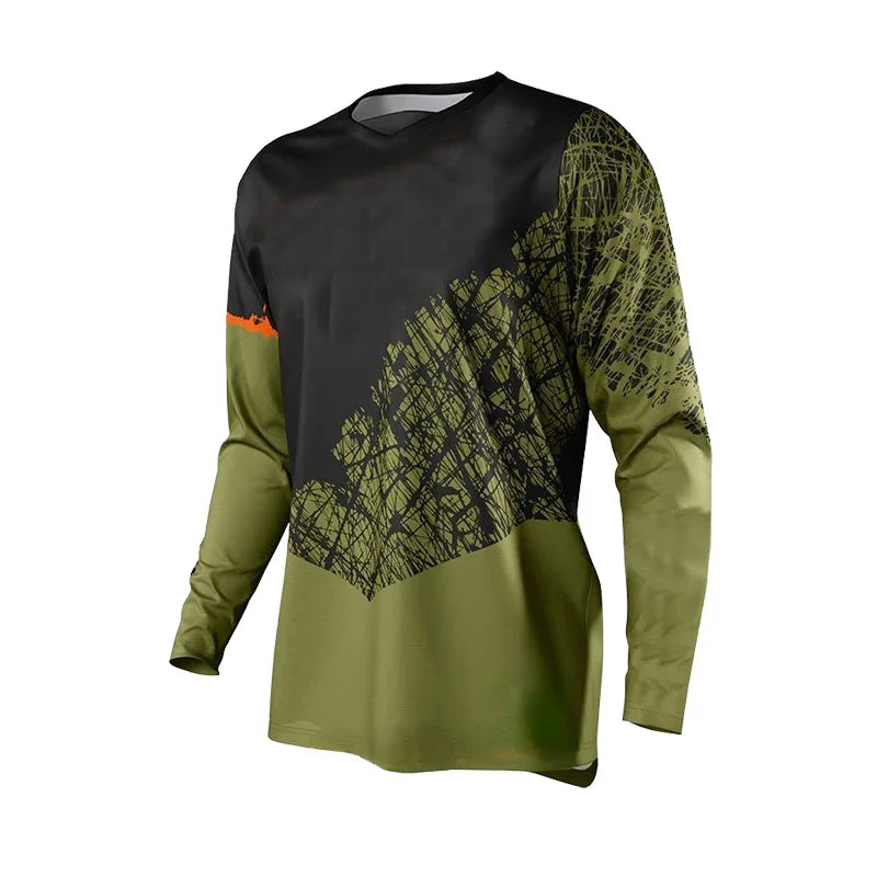 Long Sleeve Cycling Jersey High Quality Top Race Cycling Mountain Bike Road Bicycle Motorcycle For Men Cycling Jeresy  Motocross