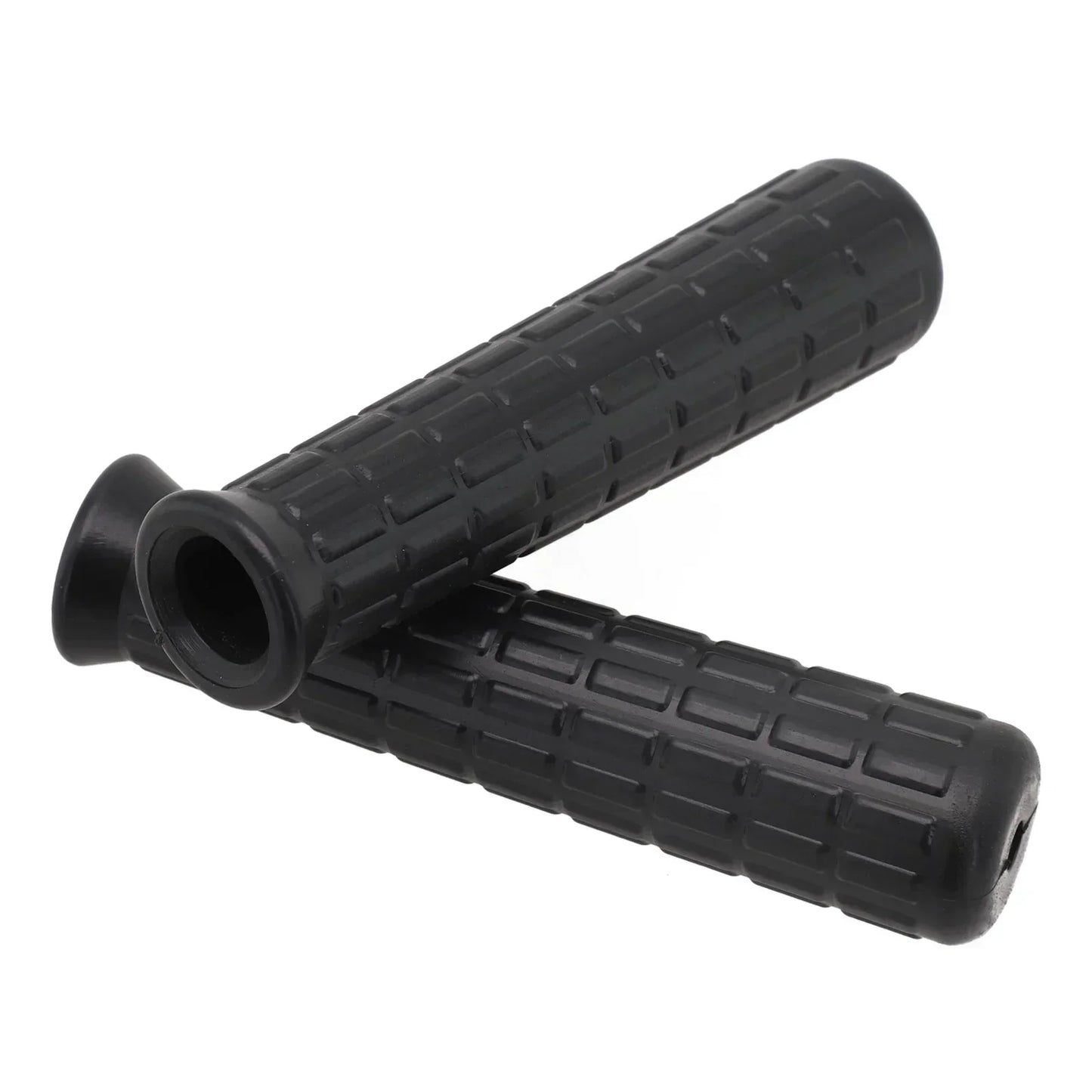 2pcs Wheelbarrow Handles Rubber Round Tubes Anti-Skid Shock Absorption Universal Weatherproof Replacement Handle Cover 12-32mm
