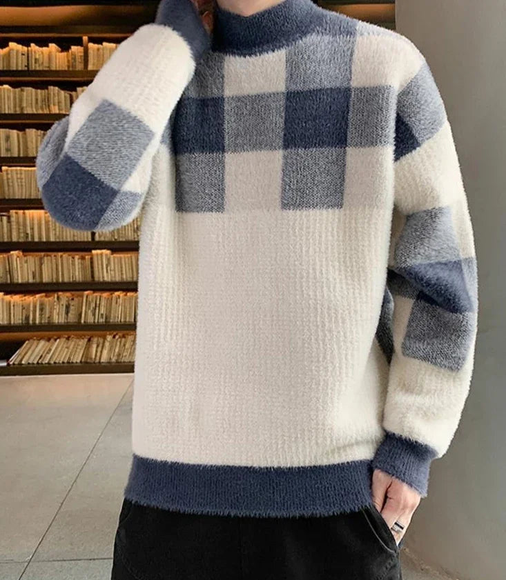 Pullovers Male Long Sleeve Autumnr and Winter Korean Style Knitwear Harajuku Clothing Deals 2025 Y2k Top Men's Knit Sweater