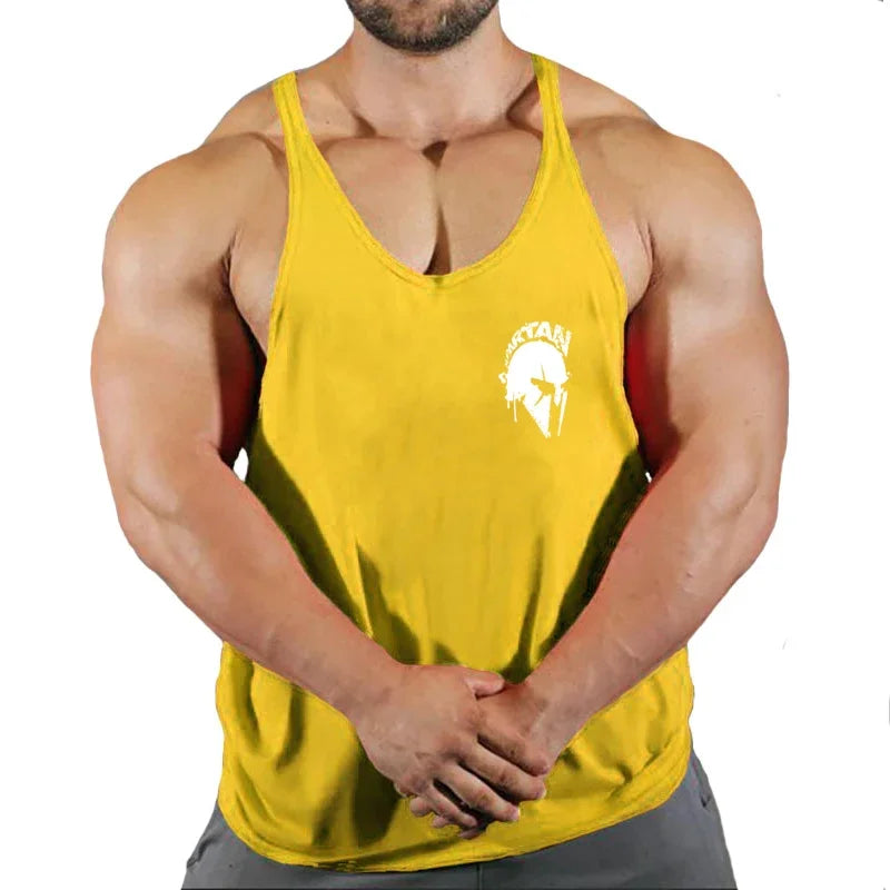 Bodybuilding Brand Jogger Gym Singlet Training Bodybuilding Tank Top Vest Shirt Sleeveless Fitness Cotton Shirt for Men