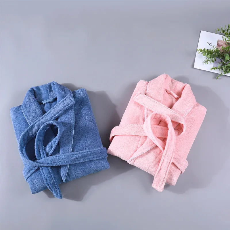 Bathrobe Men Winter Thick Warm Long Bathrobe Plus Size Towel Fleece Soft Nightgowns Bridesmaid Kimono Bath Robes Dressing Gown