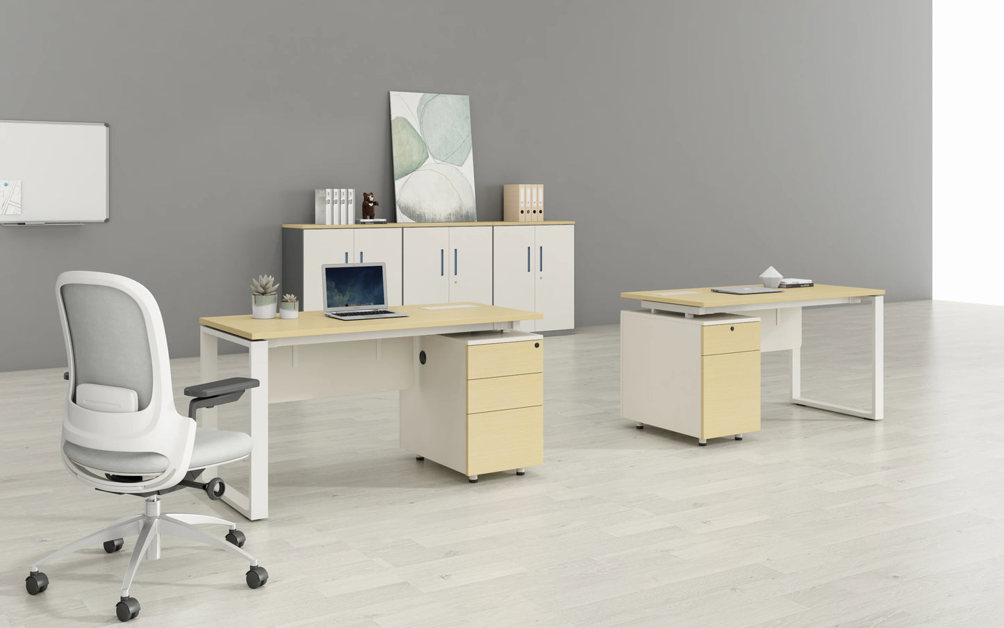 Modern Pc Laptop  Working Table Executive Office Desk With Cabinet Single Computer Desk for Office