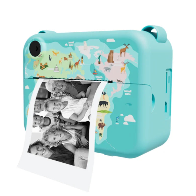 Digital Children Camera Photography Instant Print Photo Kids Video Recorder Mini Thermal Printer Video Educational Birthday Gift