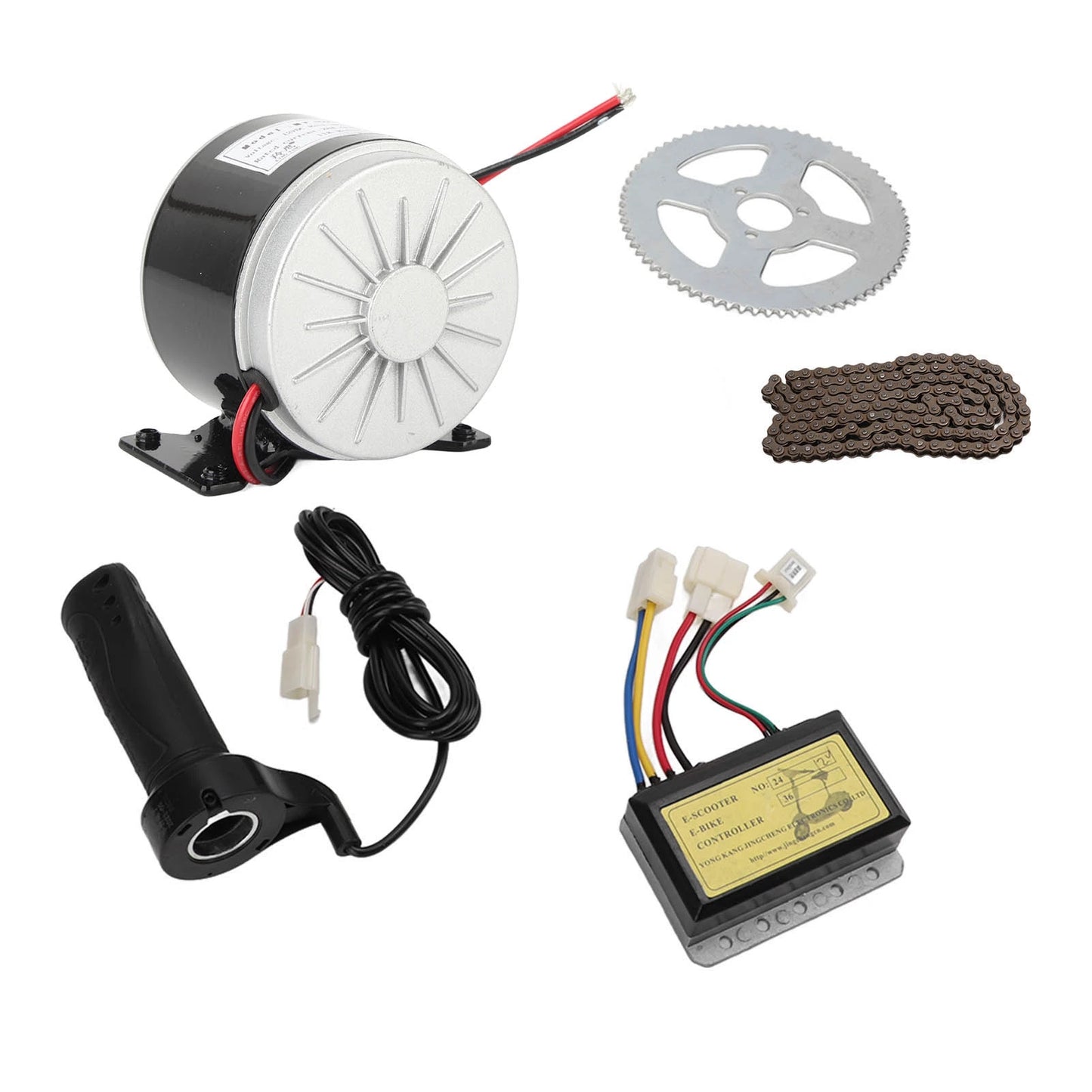 New 12V 250W Electric Motor Kit 2750RPM High Speed Electric Gear Motor with Controller for Motorcycle Electric Gear Motor