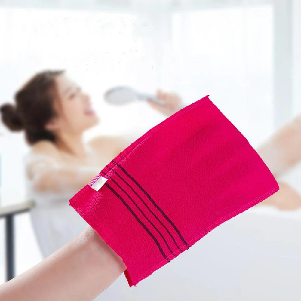 Scrub Towel Bath Bath Towel Cloth Massage Polyester Cotton Soft Towels Washcloth Body Italy Asian Exfoliating Bath
