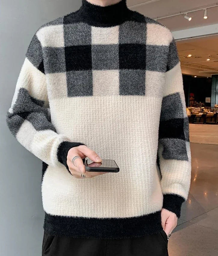 Pullovers Male Long Sleeve Autumnr and Winter Korean Style Knitwear Harajuku Clothing Deals 2025 Y2k Top Men's Knit Sweater