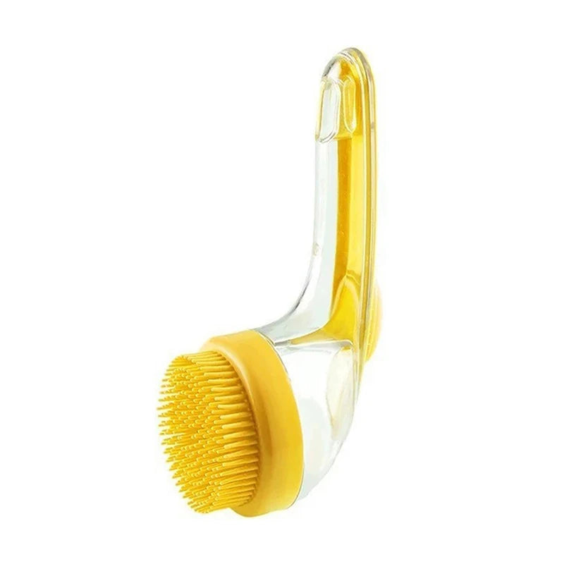Pet Bath Brush 2025 New 2 In 1 Dog Bath Brush With Built-in Shampoo Dispenser Pet Wash Brush Dogs Cats Grooming Massage Brush