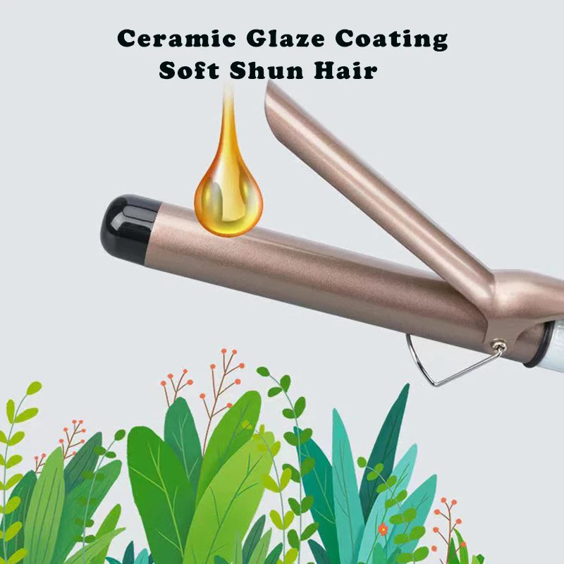 Hair Curlers Waves Electric Professional Ceramic Hair Curler Lcd Curling Iron Roller Curls Wand Waver Fashion Styling Tools