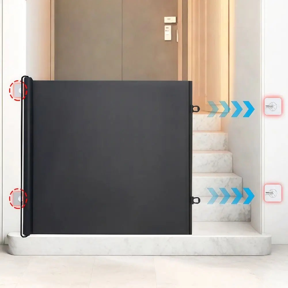 Multifunctional Auto Retractable Pet Gate Guard Universal Baby Safe Guard Door 78cm Creativity Child Barrier Fences Stairs