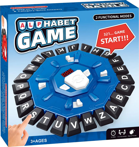 Word game family board game for kids and adults, 220 themed categories, fast-paced learning game, great gift for Christmas and b