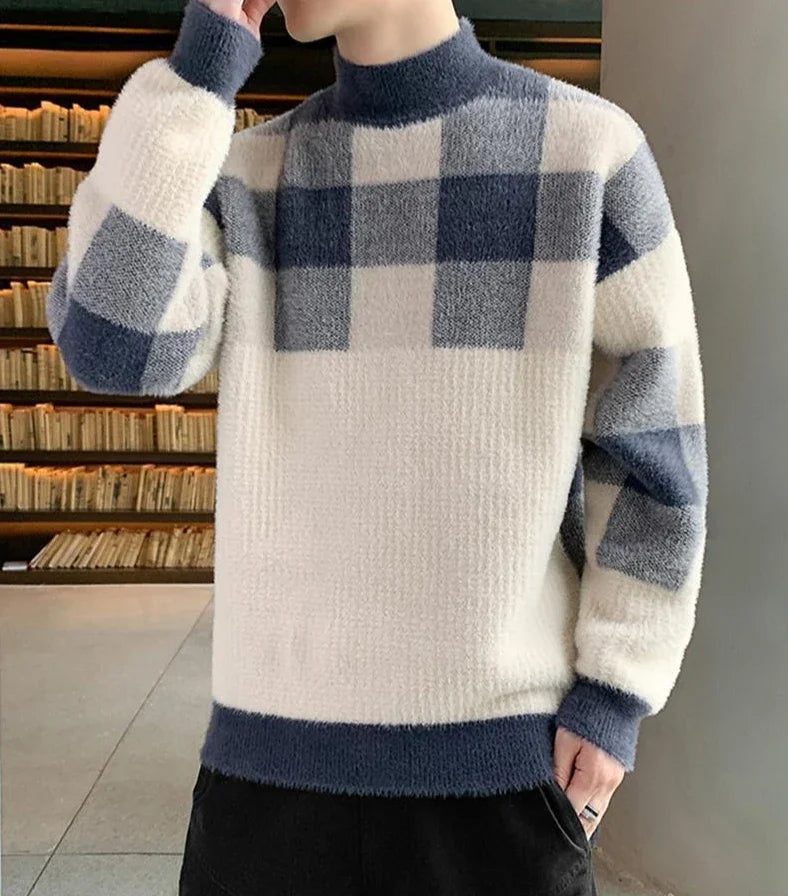 Pullovers Male Long Sleeve Autumnr and Winter Korean Style Knitwear Harajuku Clothing Deals 2025 Y2k Top Men's Knit Sweater