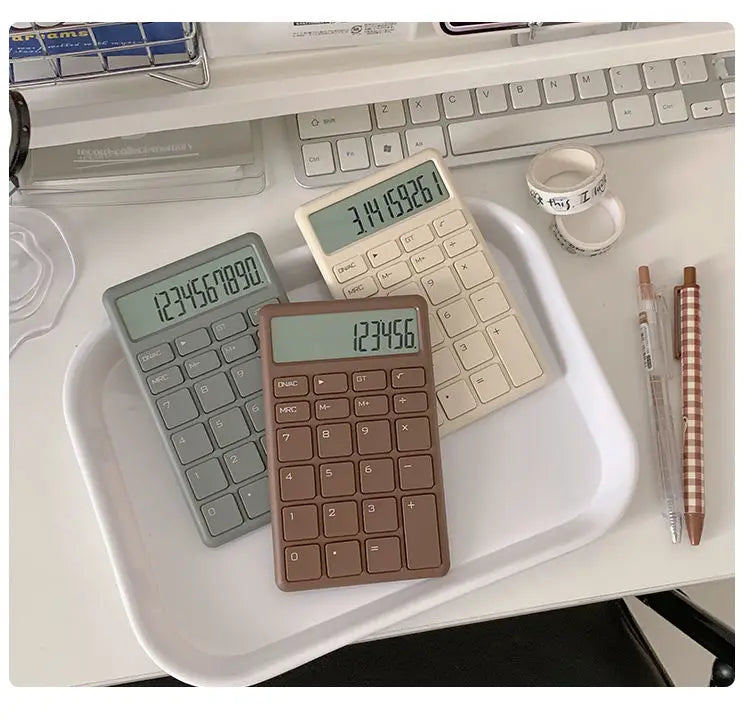 Beautiful Calculator Scientific Fashionable and Cute Calculators Mute Simple Administrative Financial Equipment Office Computer