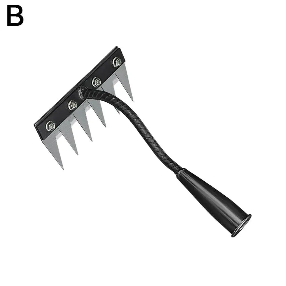 5/6/7/8 Garden Hoe Weeding Tool Digging Wild Vegetables Weeding Loosening Soil Agricultural Farm Tools Menggang Rake