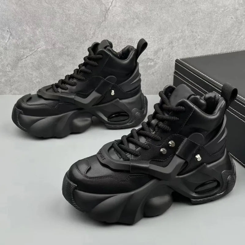 Shoes for Mens Fashion Casual Sports Men's Shoes High Quality Soft Sole Non Slip Comfort High-top Men Sneakers Zapatillas Hombre