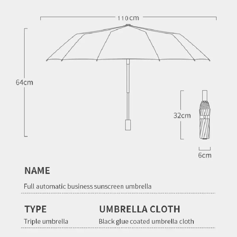 Xiaomi 24 Bone Fully Automatic Double Bone Folding Umbrella For Sun UV Protection Rain Resistance And Strong Wind Resistance