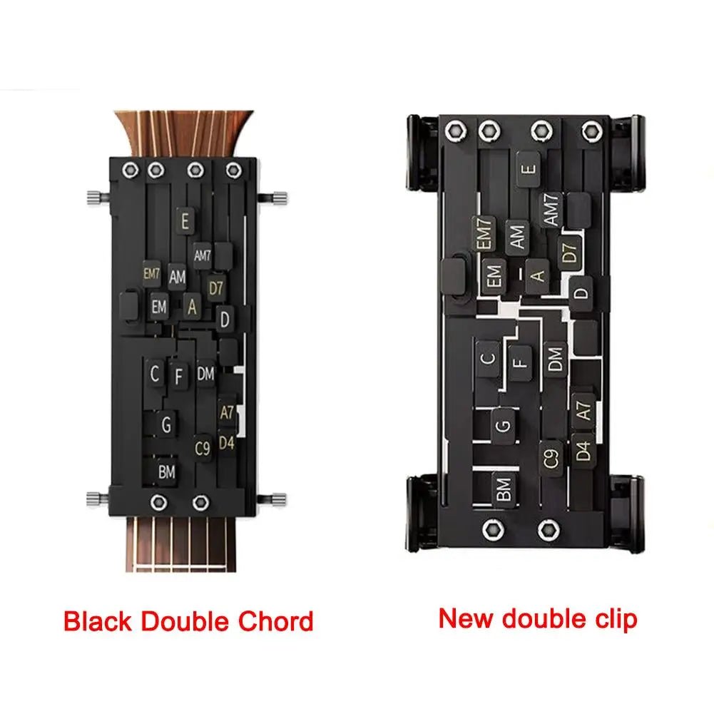 Guitar Aid Chords,Portable Guitar Learning System Teaching Beginner Trainer Practice Tools for Beginners Friends Family Adults
